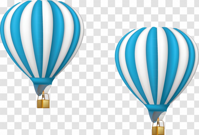 Hot Air Balloon Illustration - Decoration Design Vector Transparent PNG