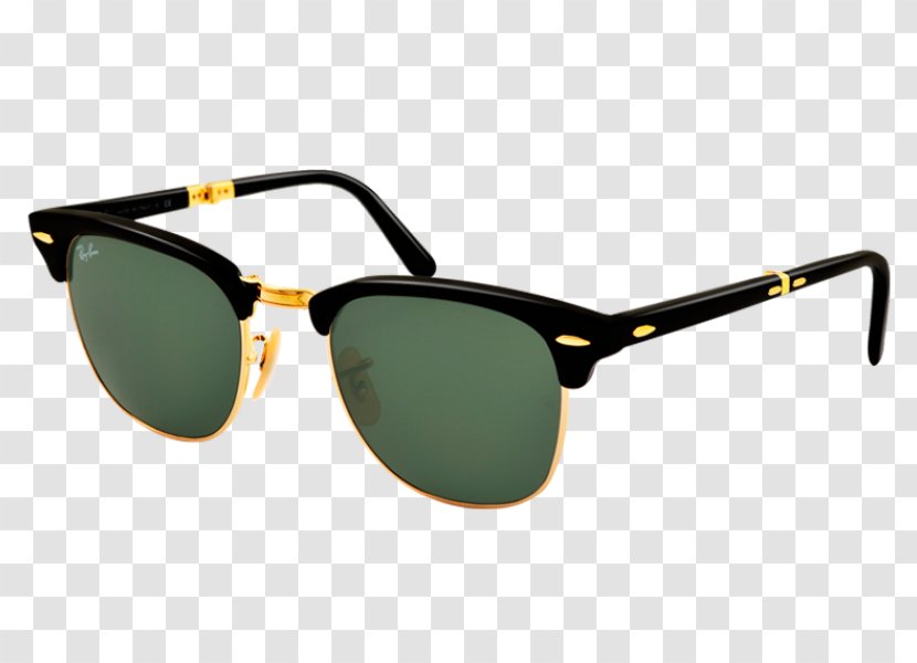 Ray-Ban Clubmaster Folding Classic Sunglasses - Rayban Wayfarer - Ray Ban Transparent PNG