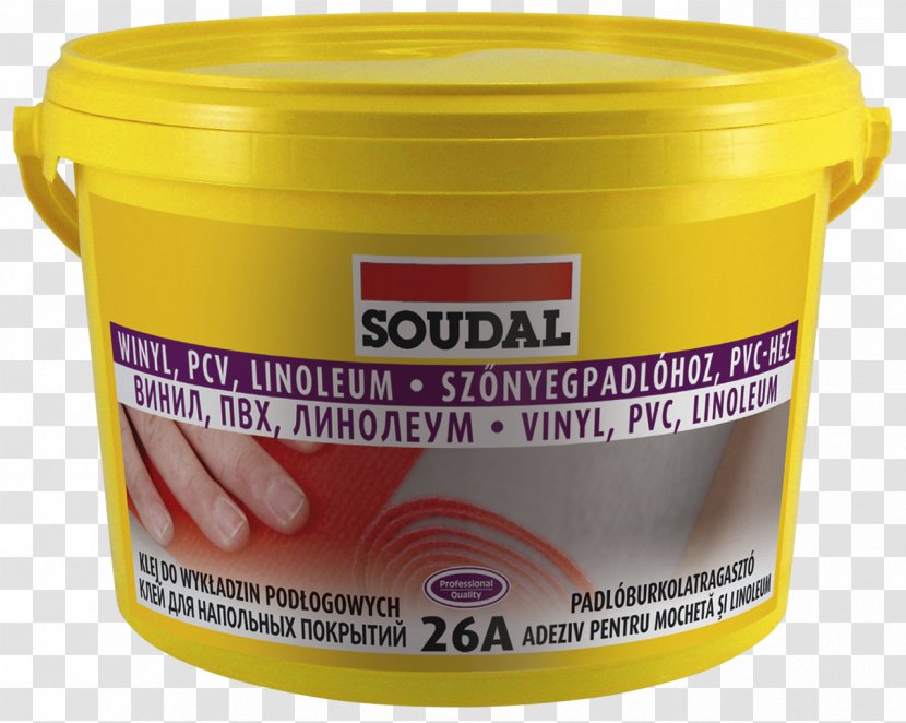 Adhesive Klej Do Wykładzin 26A Soudal Polyurethane Carpet - Liquid Transparent PNG