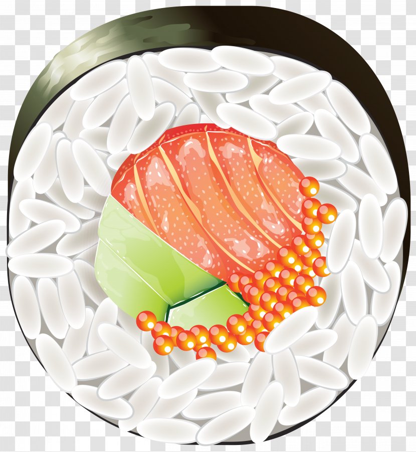 Sushi Japanese Cuisine Clip Art - Peace Clipart Image Transparent PNG