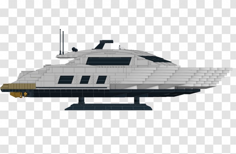 Luxury Yacht LEGO Boat Ship Transparent PNG