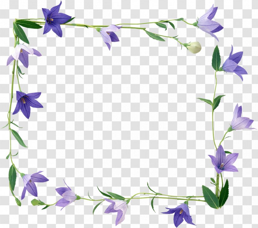 Cross-stitch Flower Desktop Wallpaper Pattern - Purple Frame Transparent PNG