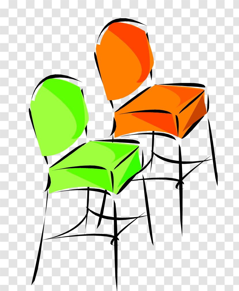 Table Chair Furniture Clip Art Transparent PNG