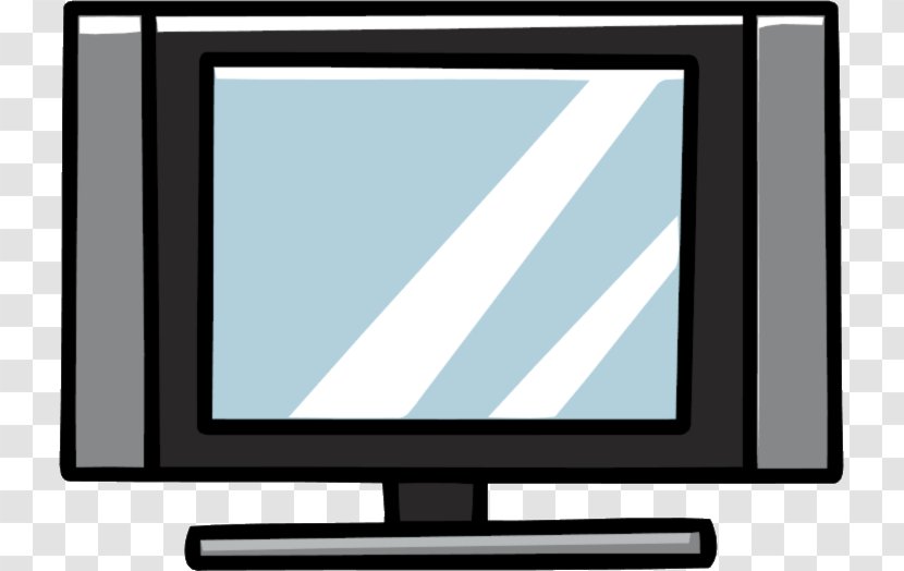 Television Set - Black And White - Image Transparent PNG