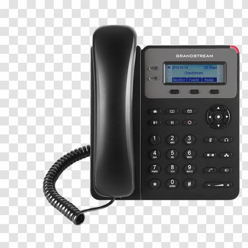 Grandstream Networks VoIP Phone Telephone Session Initiation Protocol Voice Over IP - Handset Transparent PNG