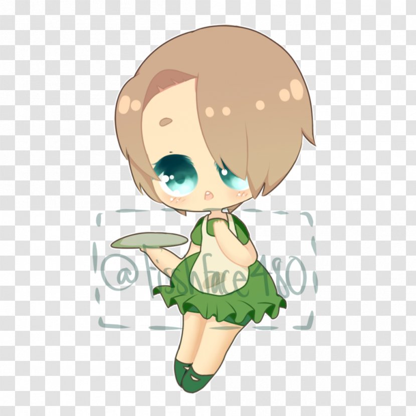 Fan Art DeviantArt - Watercolor - Maid Transparent PNG