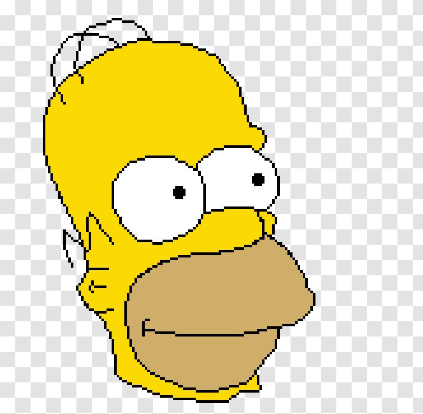 Beak Homer Simpson Sceptile Smiley I Think I'm Just Blind - Bird - Simpsons Transparent PNG