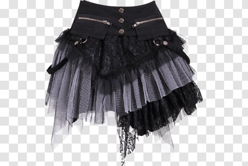T-shirt Skirt Gothic Fashion Clothing Dress - Short Transparent PNG