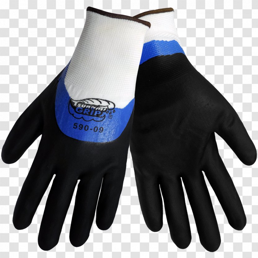 Cycling Glove Nitrile Tsunami Finger - Dipping Sauce - Safety Vest Transparent PNG