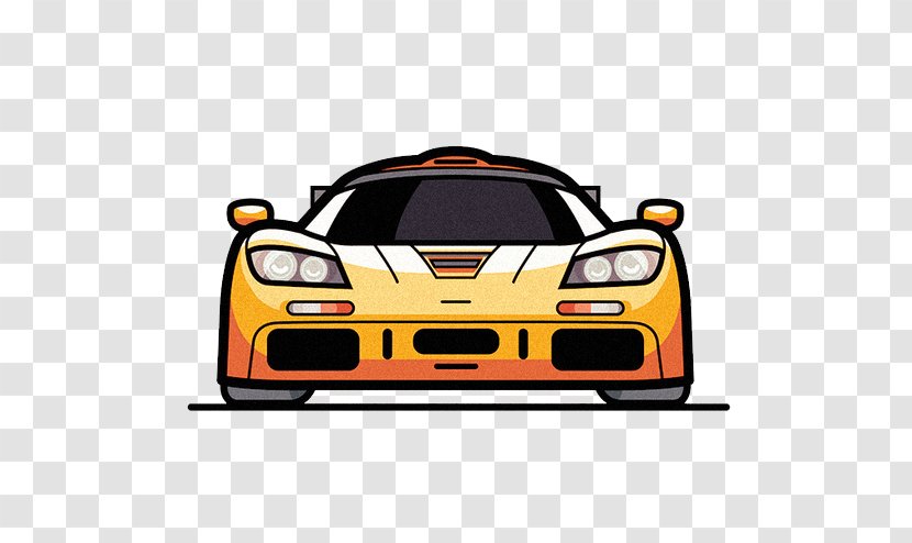 McLaren F1 Sports Car SuperCar Race - Mode Of Transport Transparent PNG