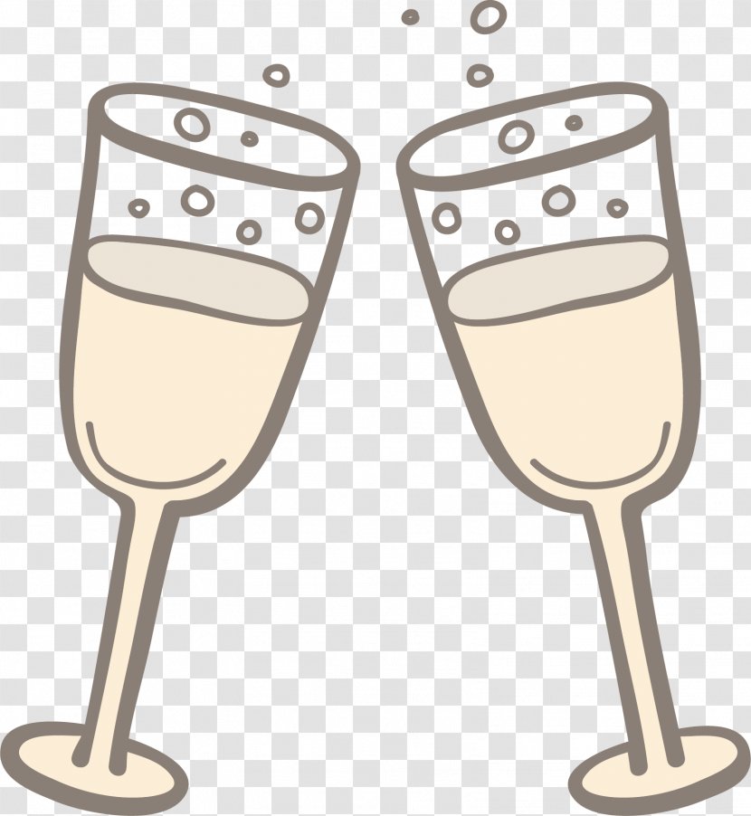 Champagne Glass Sparkling Wine Rosxe9 - Stemware - Toast Transparent PNG