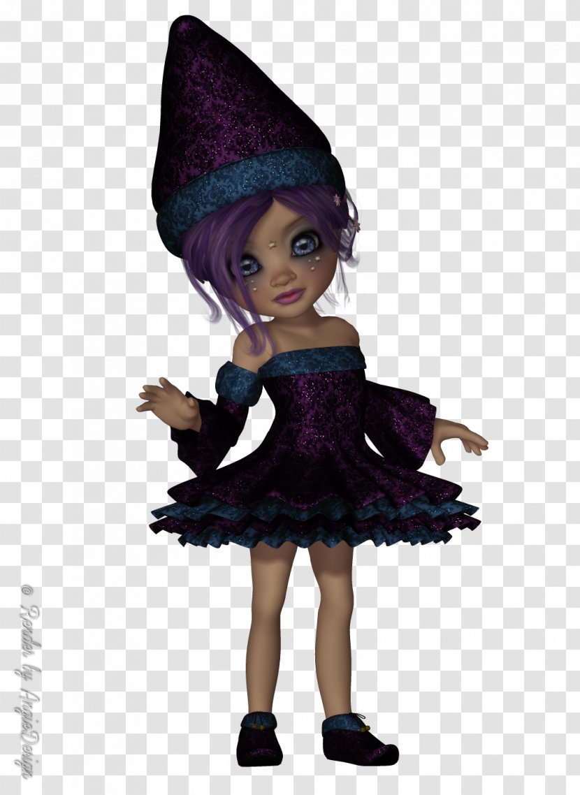 Barbie Doll Violet Purple Costume - Winter Party Transparent PNG
