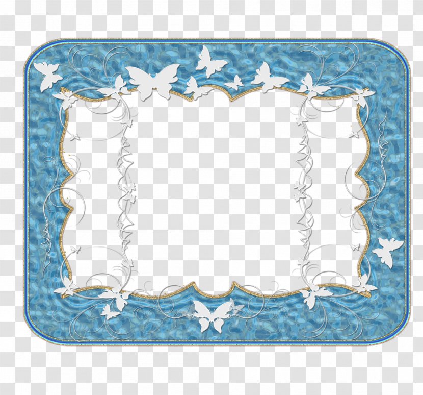 Blue Pattern - Color - Frame Transparent PNG