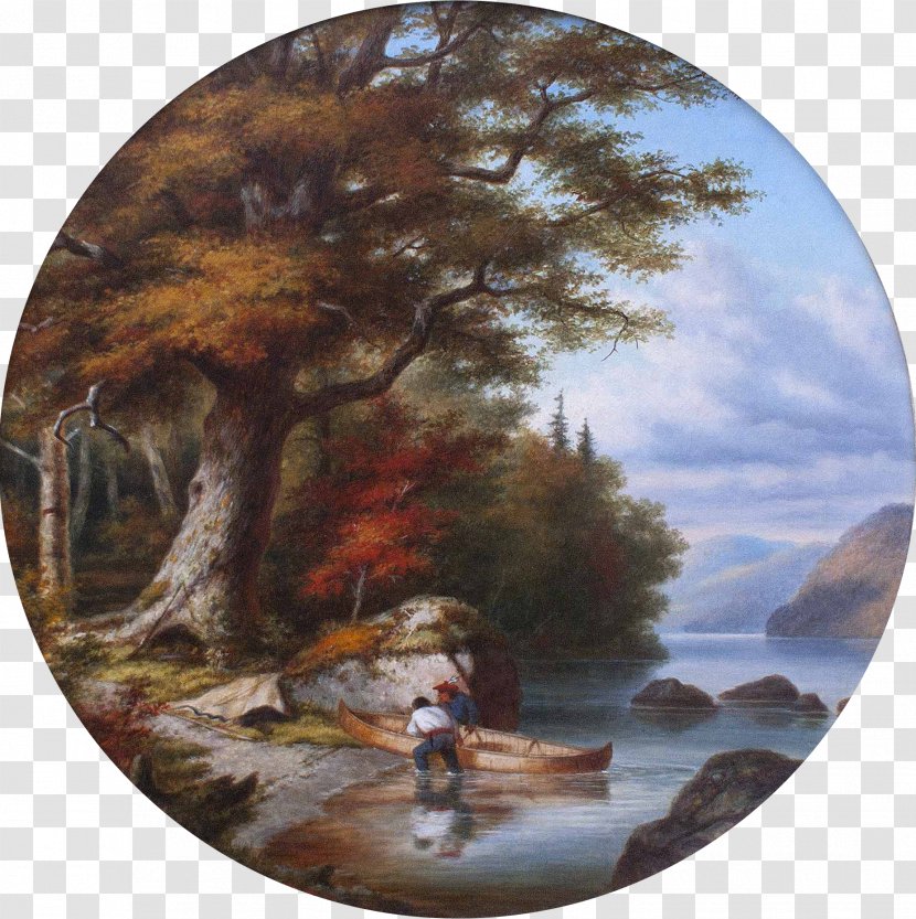 Painting Artist Canada Lake Memphremagog Loch - Early Autumn Poster Transparent PNG