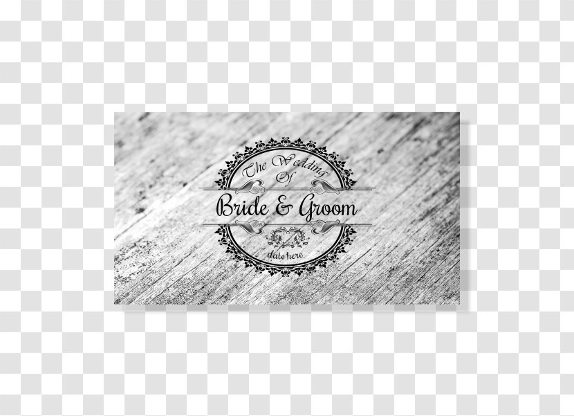 Brown Black White Font - And - Personalized Wedding Transparent PNG