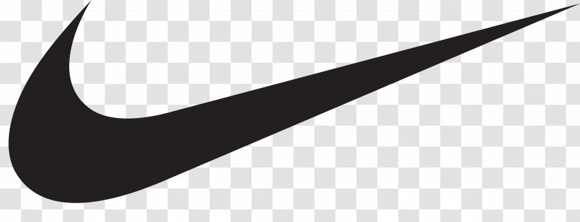 Nike Swoosh Logo Sneakers - Monochrome Photography Transparent PNG
