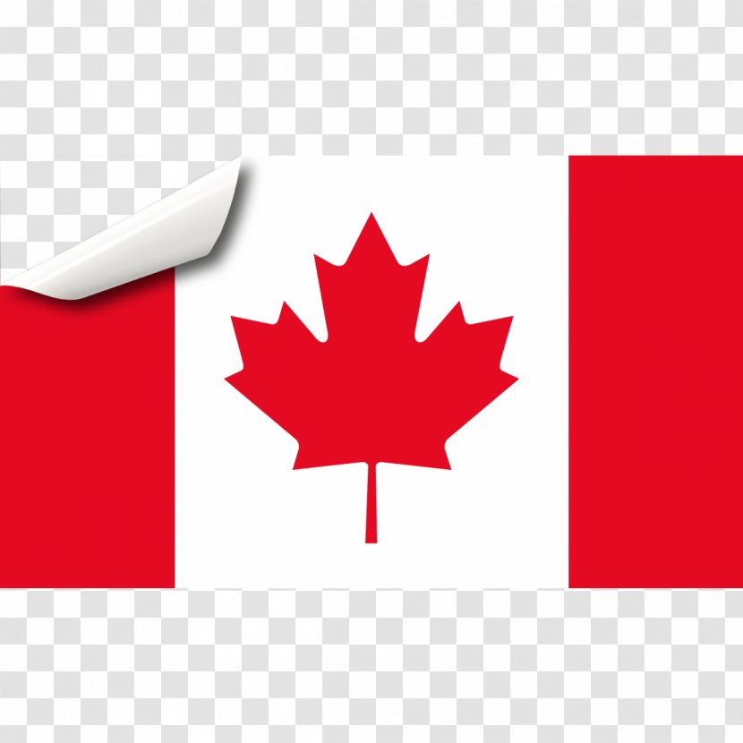Flag Of Canada National Maple Leaf - Red Transparent PNG