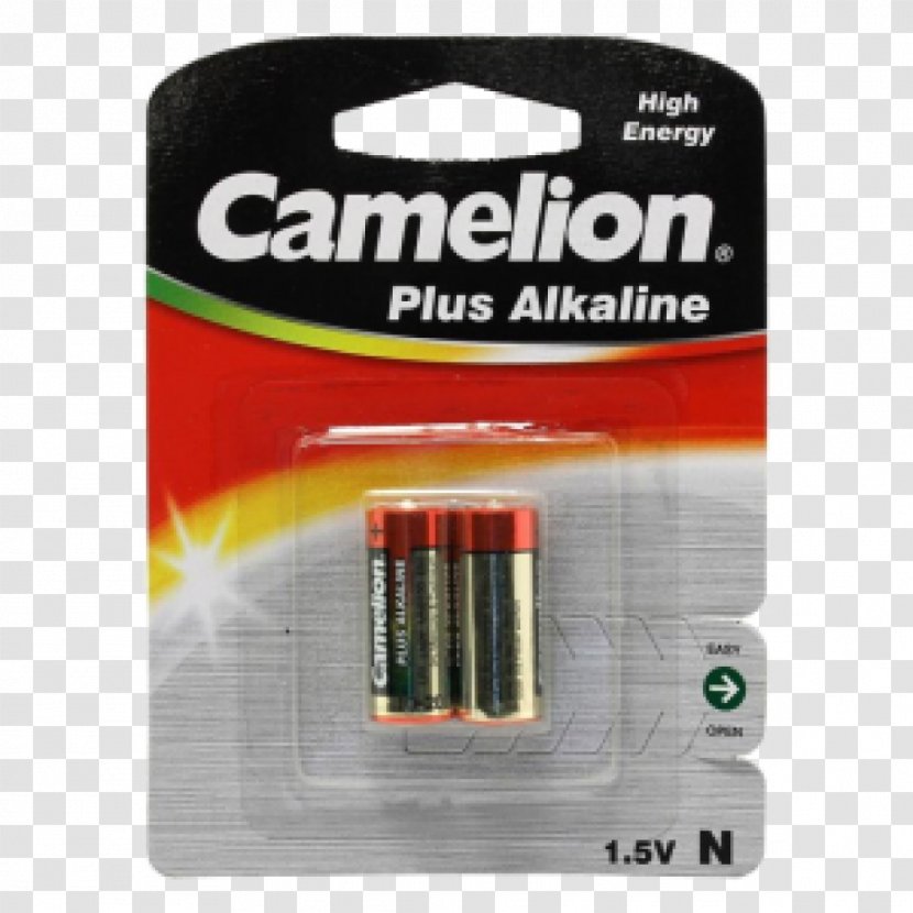 Alkaline Battery Electric AAA N Button Cell - Power Supply - Camelion Transparent PNG