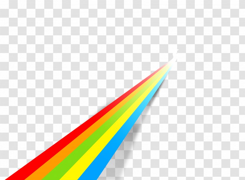 Angle Font - Triangle - Rainbow Transparent PNG