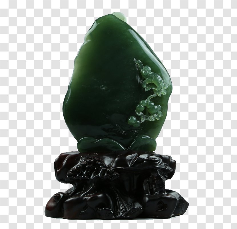 Jade Sculpture Gratis - Figurine - Original Stone Carving Ornaments Transparent PNG