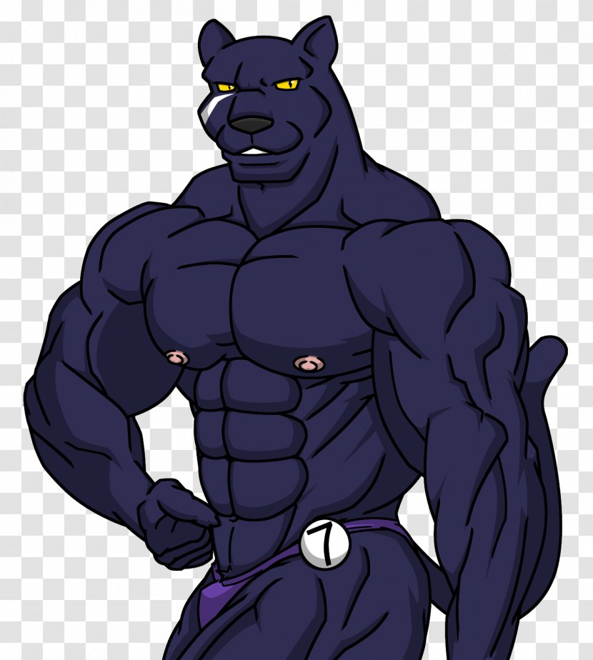 Muscle Star Fox Bodybuilding Falco Lombardi Gray Wolf - Human Body - Panther Transparent PNG