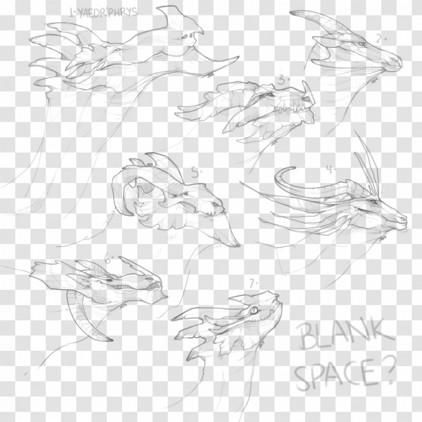 Visual Arts Drawing Mammal Sketch - Line Art - Aerys I Transparent PNG