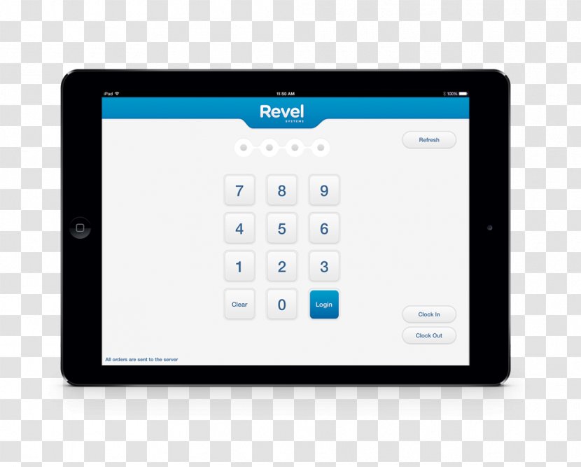 IPad 1 Point Of Sale Android - Gadget - Revel Transparent PNG
