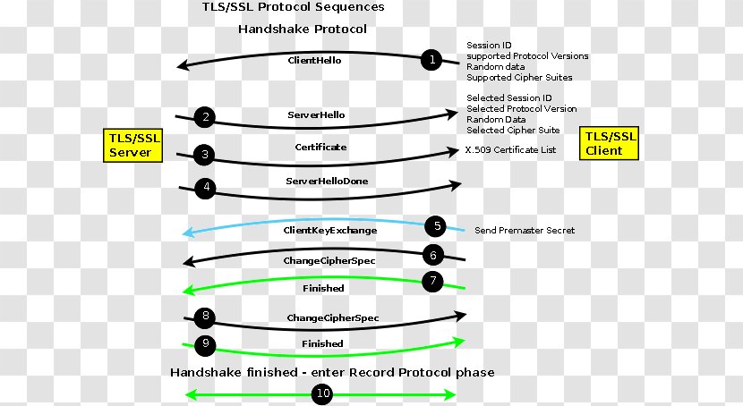 Transport Layer Security X.509 Certificate Authority Public Key Handshaking - Online Status Protocol Transparent PNG