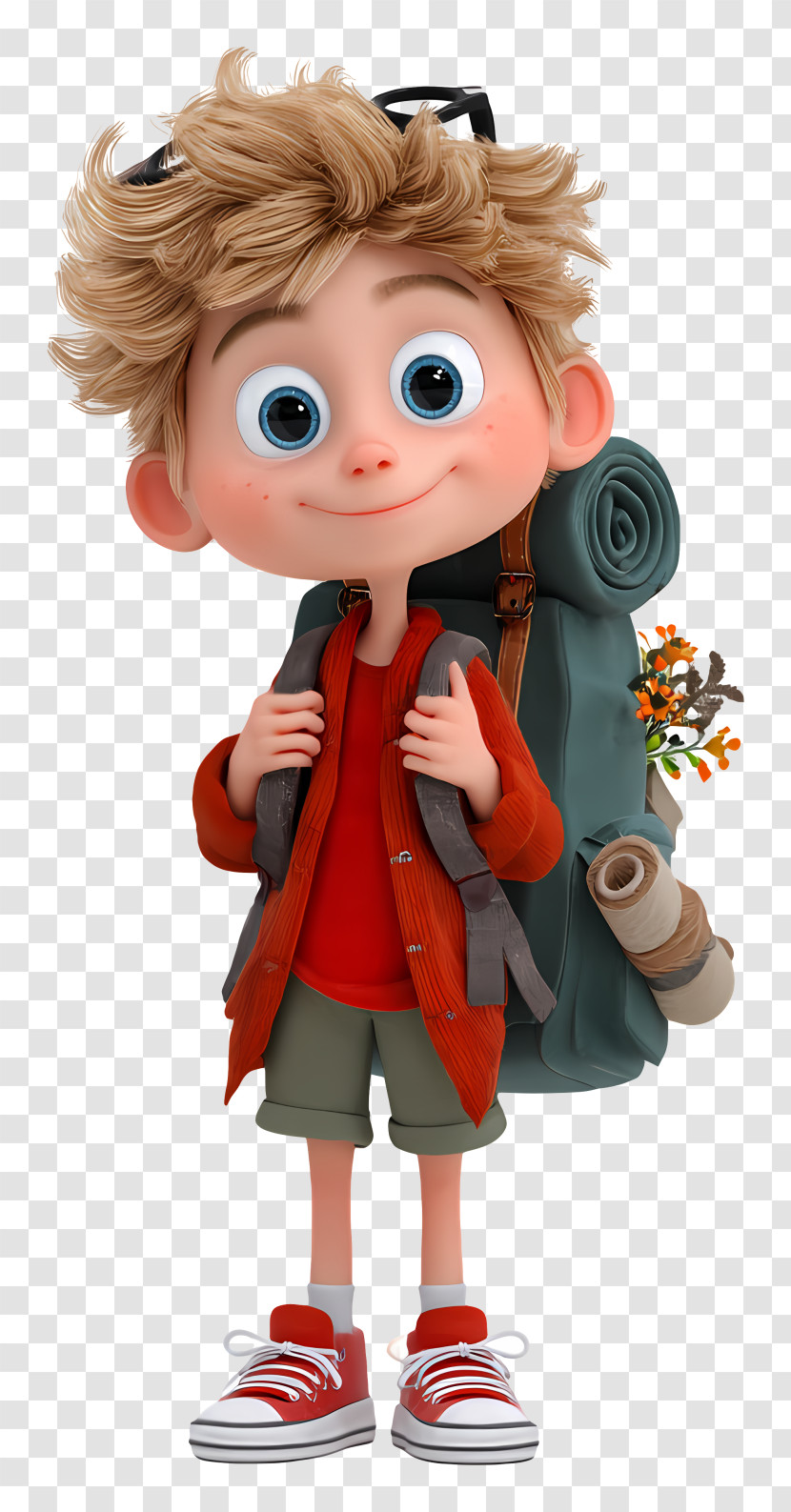 School Boy - Adventurous Boy With Backpack Transparent PNG