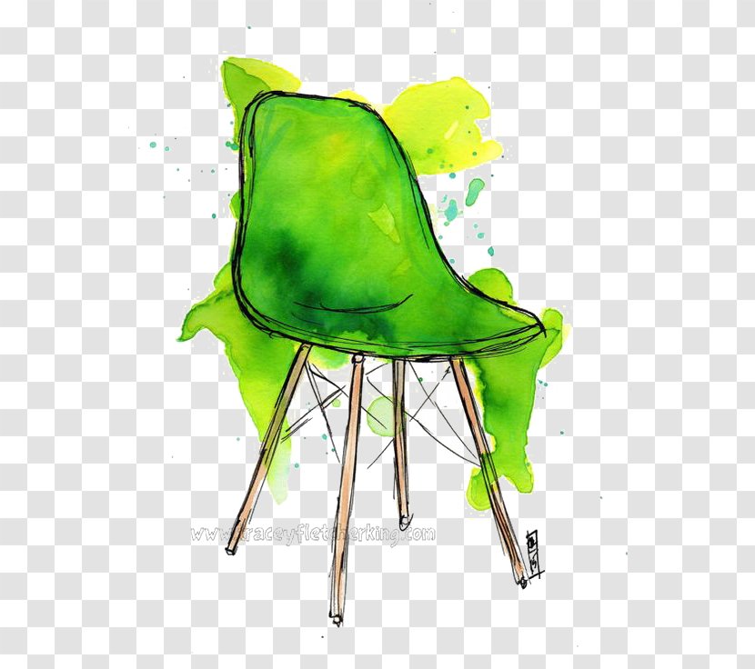 Chair Watercolor Painting Illustration - Tree Transparent PNG