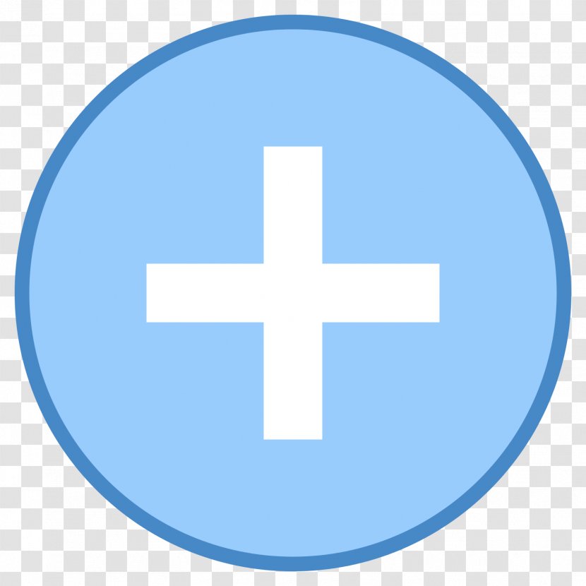 Symbol Button - Flat Design - Plus Transparent PNG