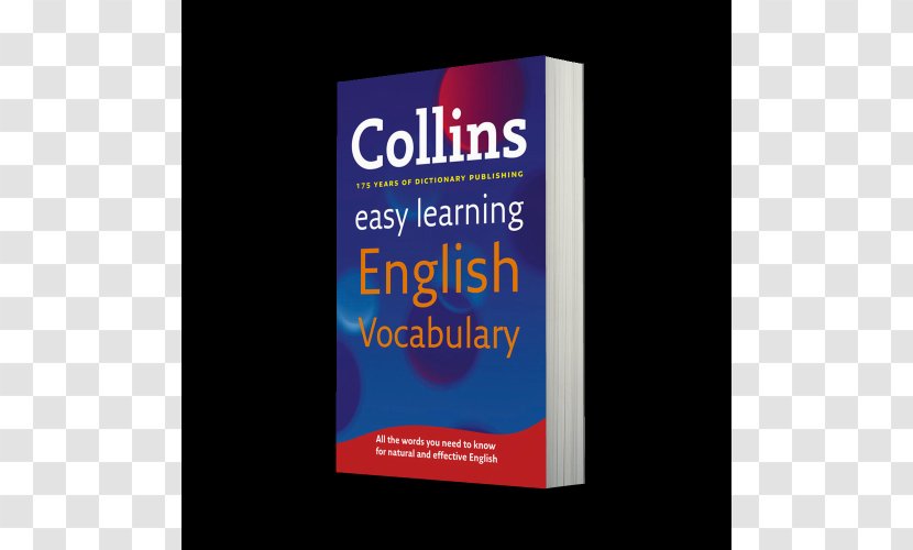 Easy Learning English Vocabulary (Collins English) Collins Dictionary Spanish How To Use - Word Transparent PNG