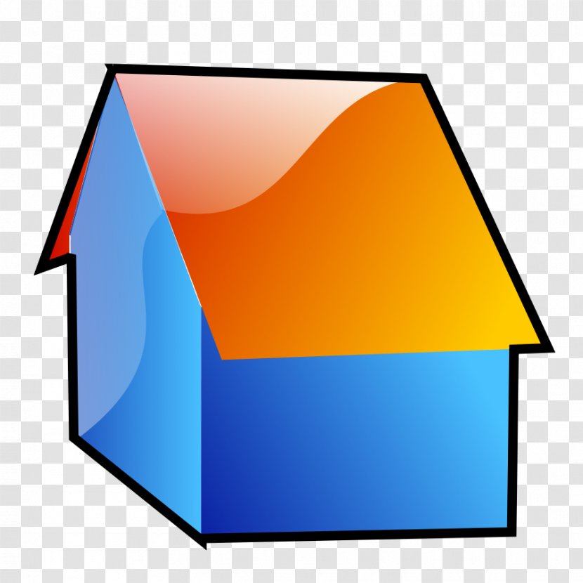House Free Content Clip Art - Triangle - Blue Cliparts Transparent PNG