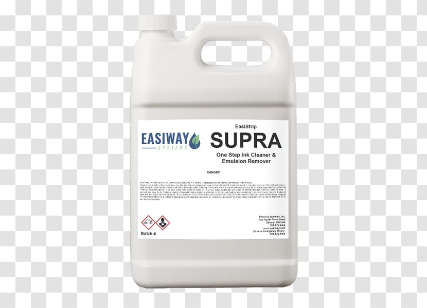 Screen Printing Stain Cleaning Wash - Supra Transparent PNG