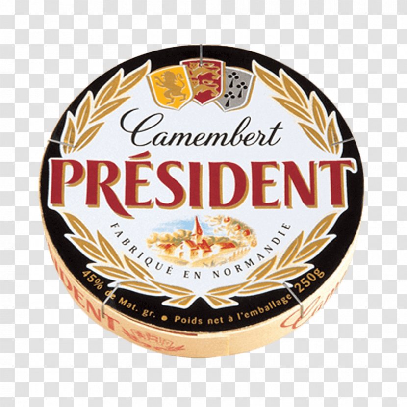 Milk French Cuisine France Président Camembert - Cheese Spread Transparent PNG