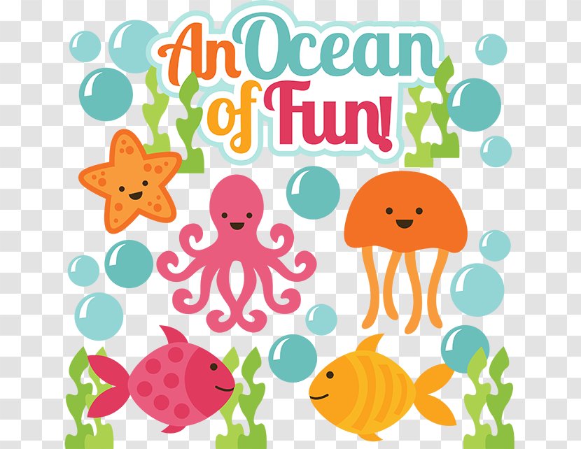 Scrapbooking Sea Clip Art - Under Transparent PNG