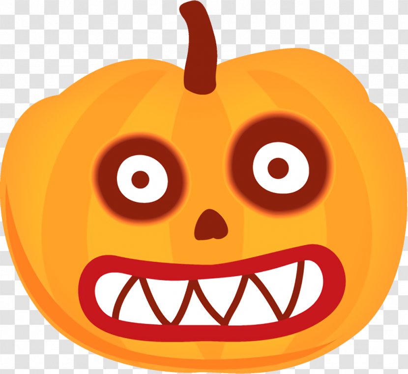 Jack-o-Lantern Halloween Carved Pumpkin - Jackolantern - Smiley Transparent PNG