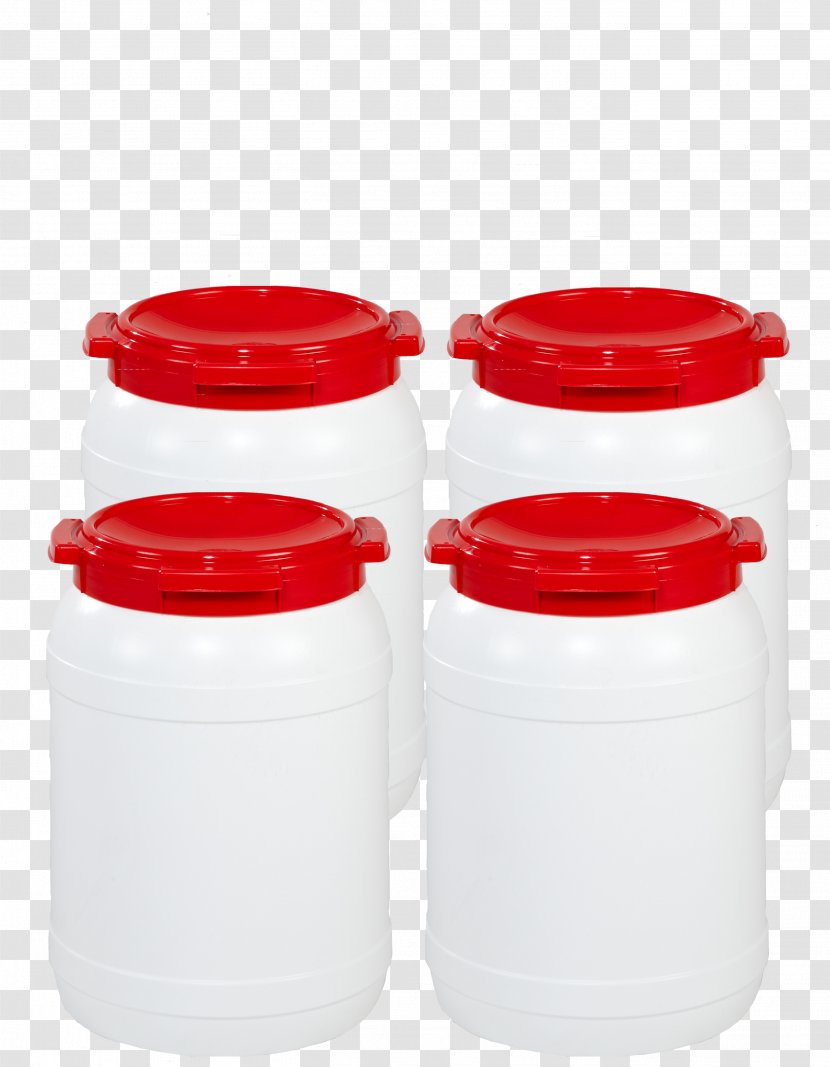 Plastic Bottle Drum Lid Mason Jar - Barrel Transparent PNG