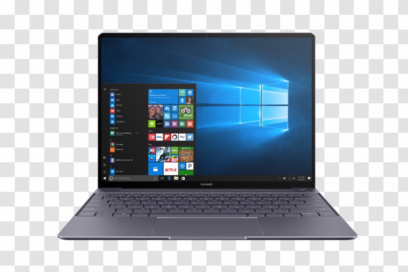 Laptop Hewlett-Packard Huawei MateBook X - Intel Core I5 Transparent PNG