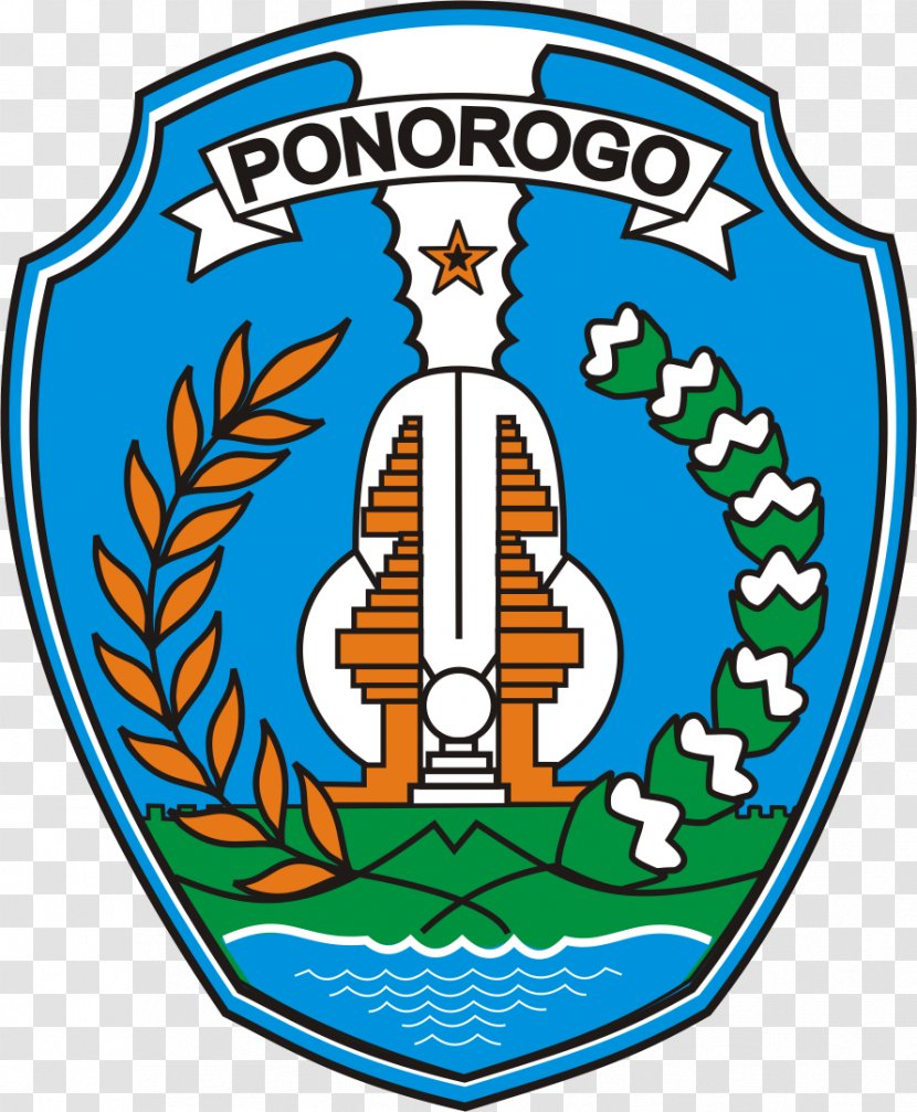 Dinas Pendidikan Ponorogo Logo Regency Reog - Padi Kapas Transparent PNG