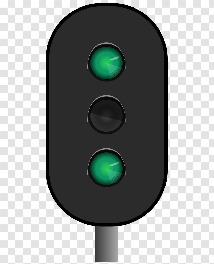 Traffic Light Green Technology - Railway Signal Transparent PNG