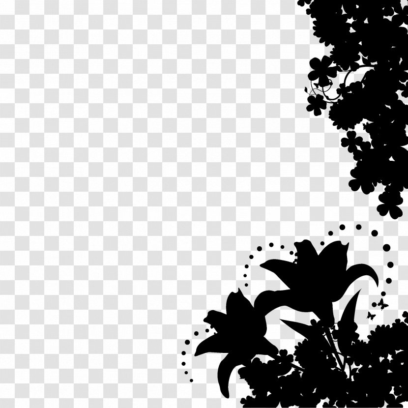 Visual Arts Silhouette Illustration Pattern Desktop Wallpaper - Botany - Stock Photography Transparent PNG