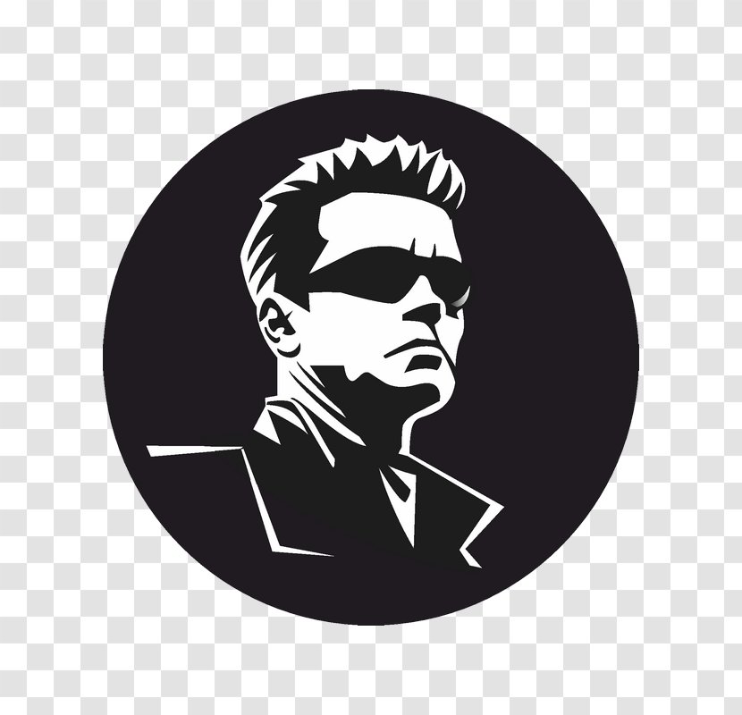 Clip Art - Arnold Schwarzenegger - Silhouette Transparent PNG