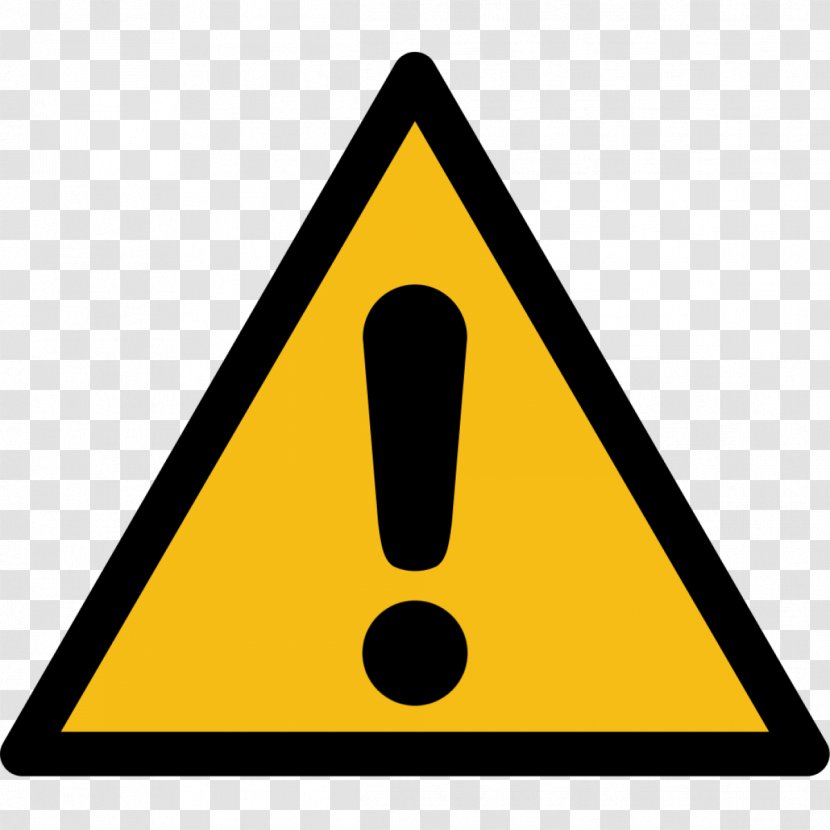 ISO 7010 Warning Sign Label Hazard - Triangle Transparent PNG