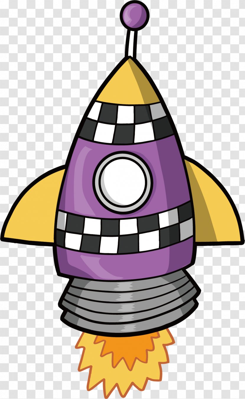 Flight Rocket Spacecraft Clip Art - Cohete Espacial - Flying Transparent PNG