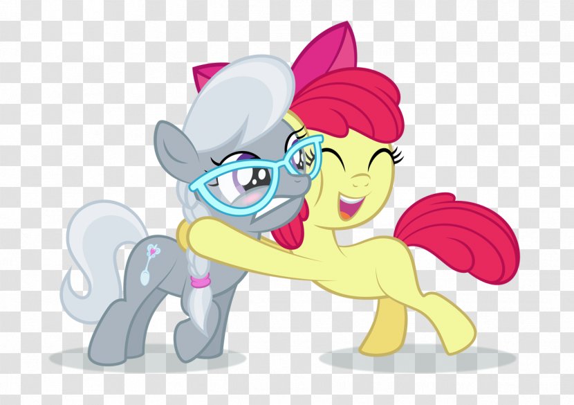 Pony Apple Bloom Rarity Silver Spoon - Tree Transparent PNG