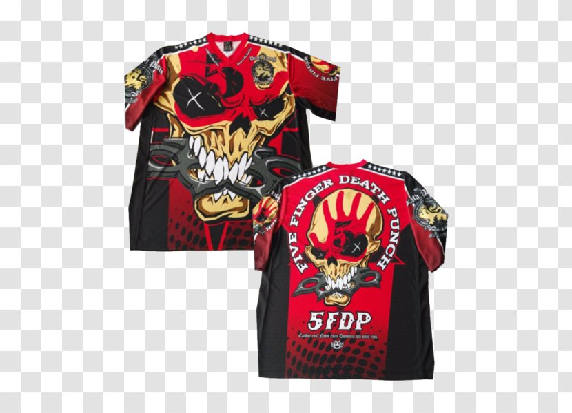 T-shirt Jersey Five Finger Death Punch Hoodie - Sportswear Transparent PNG