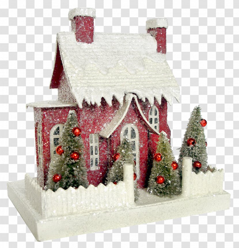 Gingerbread House Christmas Day Village Decoration Transparent PNG