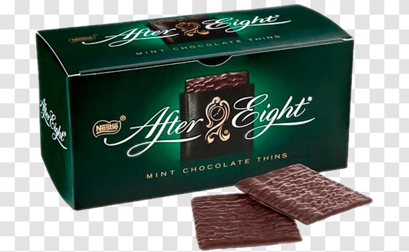 After Eight Mint Chocolate Candy - Dark Transparent PNG