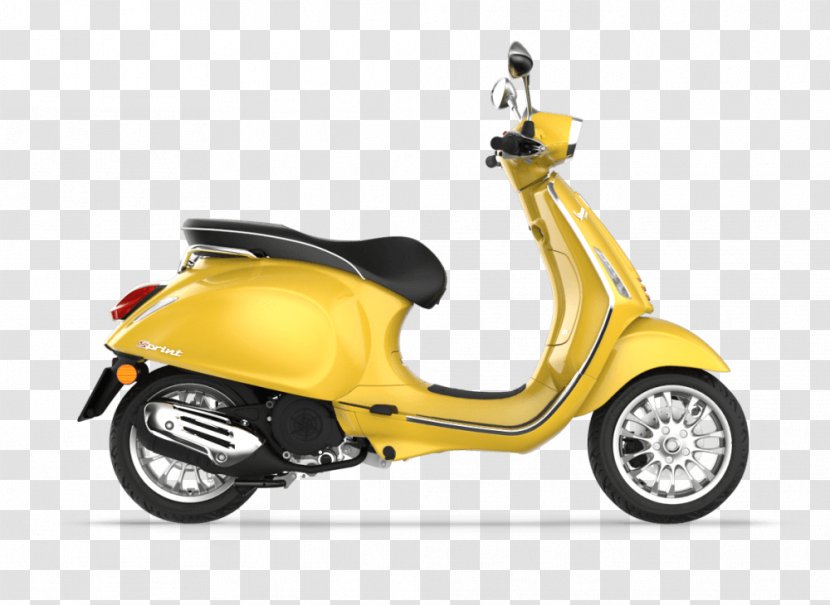 Piaggio Scooter Vespa Sprint Motorcycle - Aprilia Transparent PNG